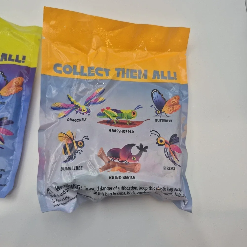 NEW Lot of 2 Wendy's Kids Meal  Smartlinks Amazing Insects Firefly & Bumblebee
